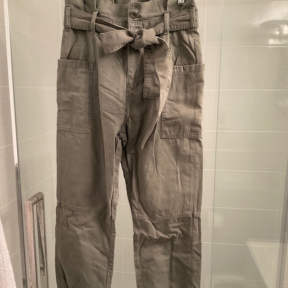 JOE’S Jeans Tie Waist Belted Cargo Pants - Picture 1 of 9